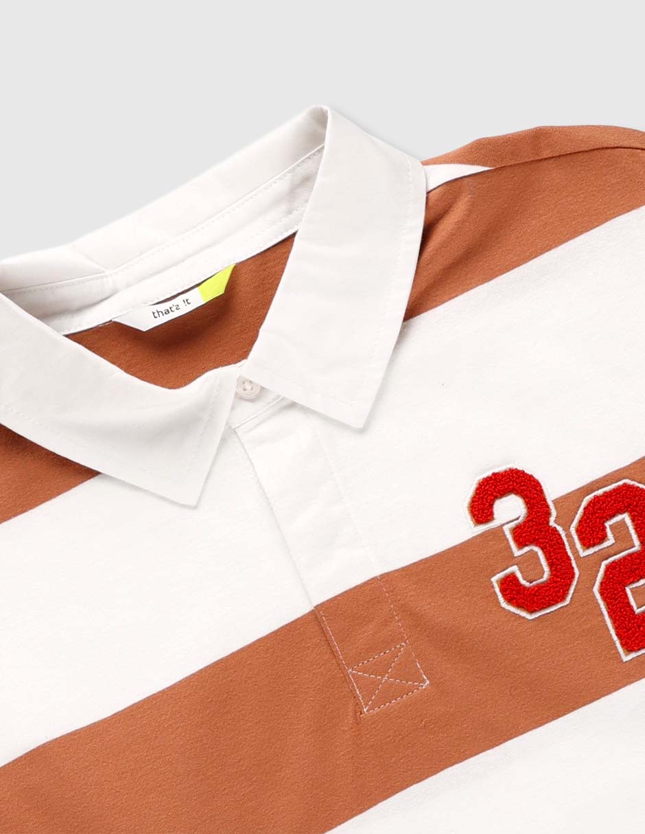 Playera tipo polo para niño 3