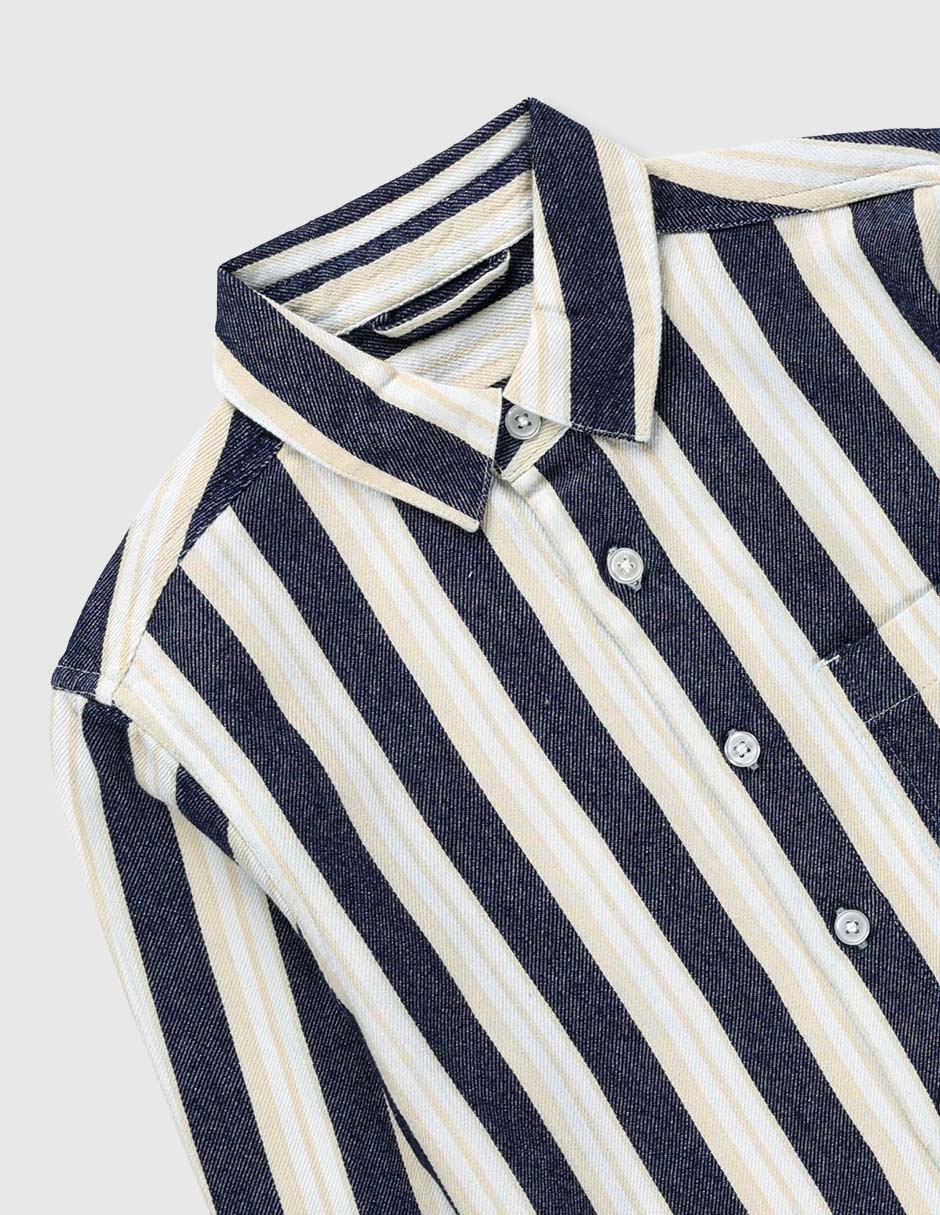 Camisa de vestir de algodón manga larga para niño 3