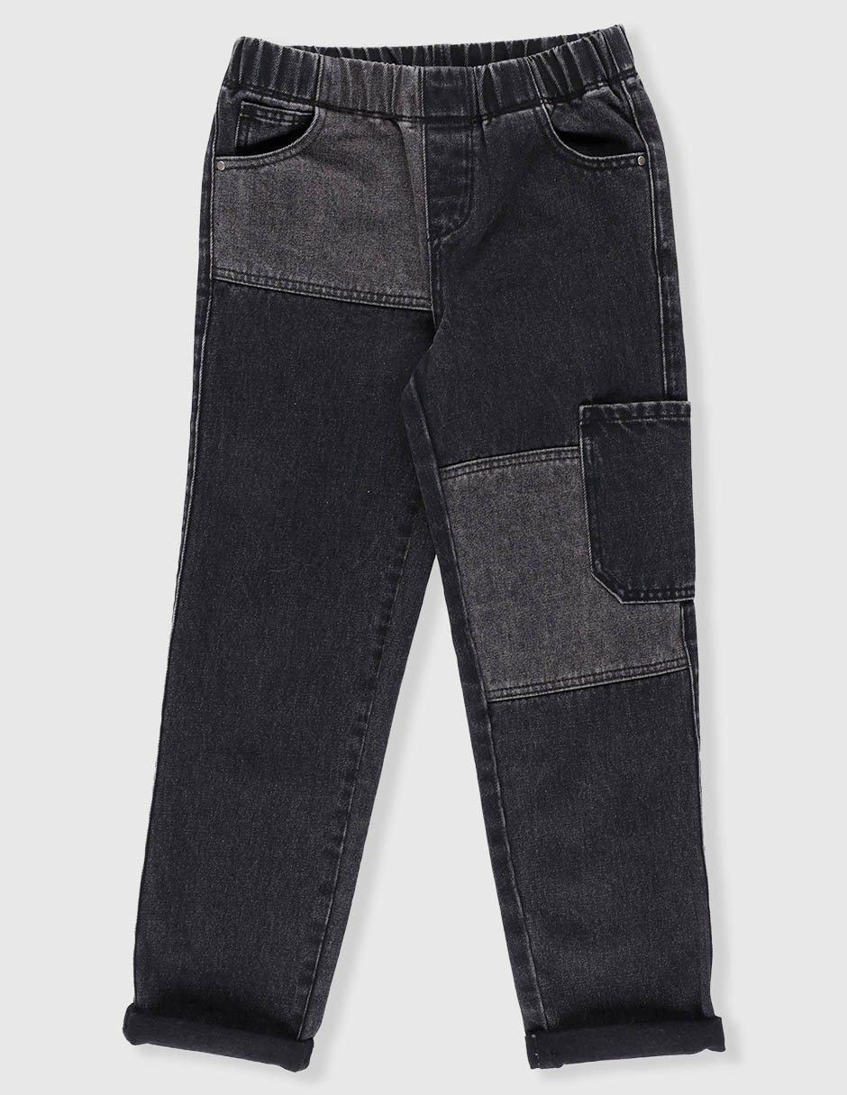 Jeans straight lavado obscuro para niño Jeans straight lavado obscuro para niño