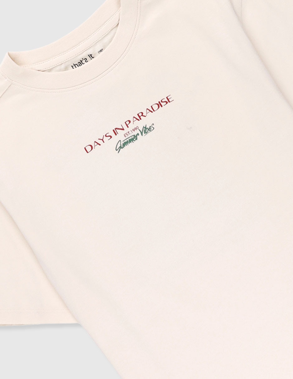 Playera manga corta para niño 4