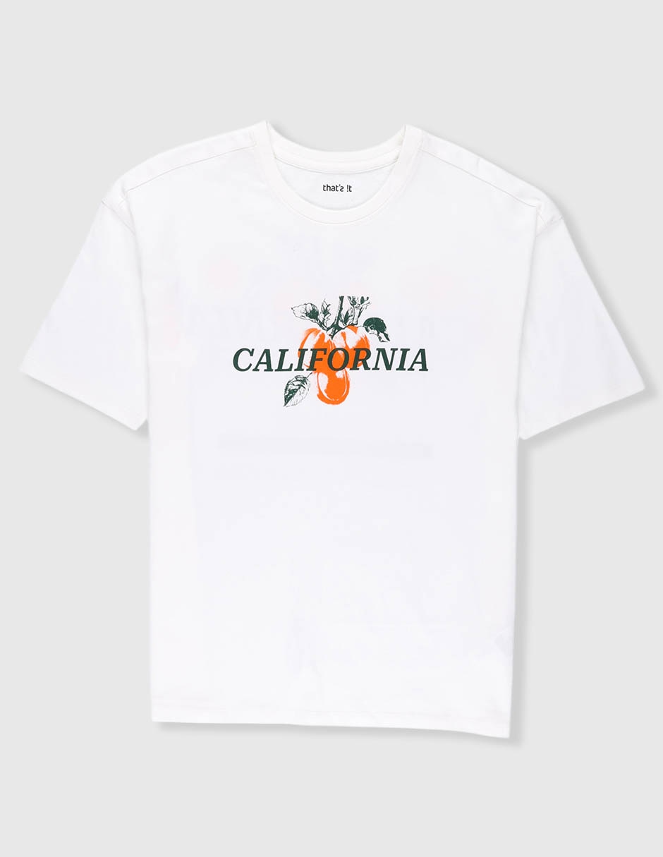 Playera manga corta para niño