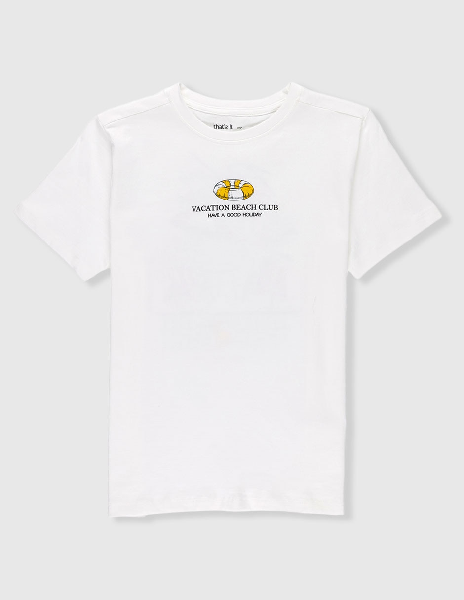 Playera manga corta para niño Playera manga corta para niño