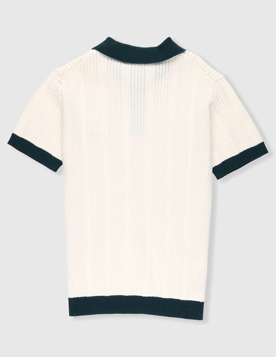 Playera tipo polo para niño 2