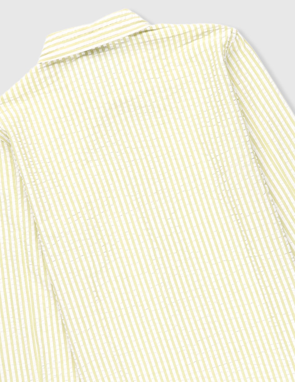 Camisa casual de algodón manga larga para niño 4