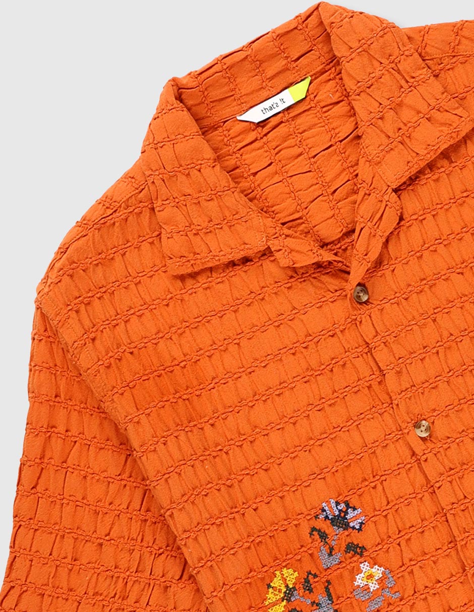 Camisa casual manga corta para niño 3