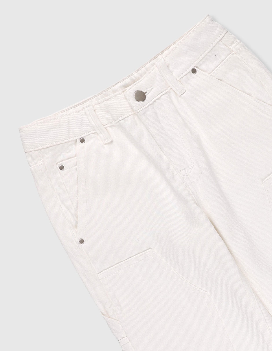 Jeans cargo straight para niño 3