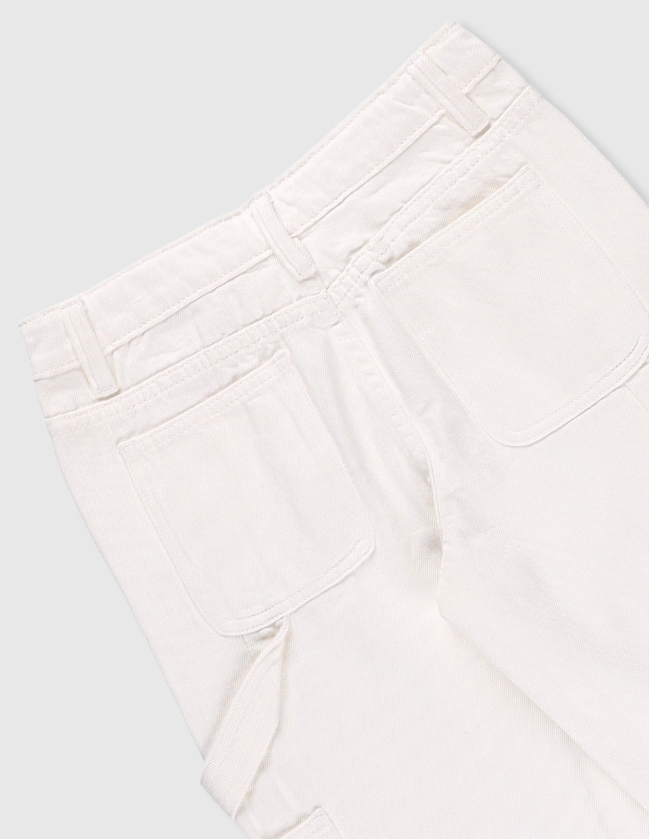 Jeans cargo straight para niño 4