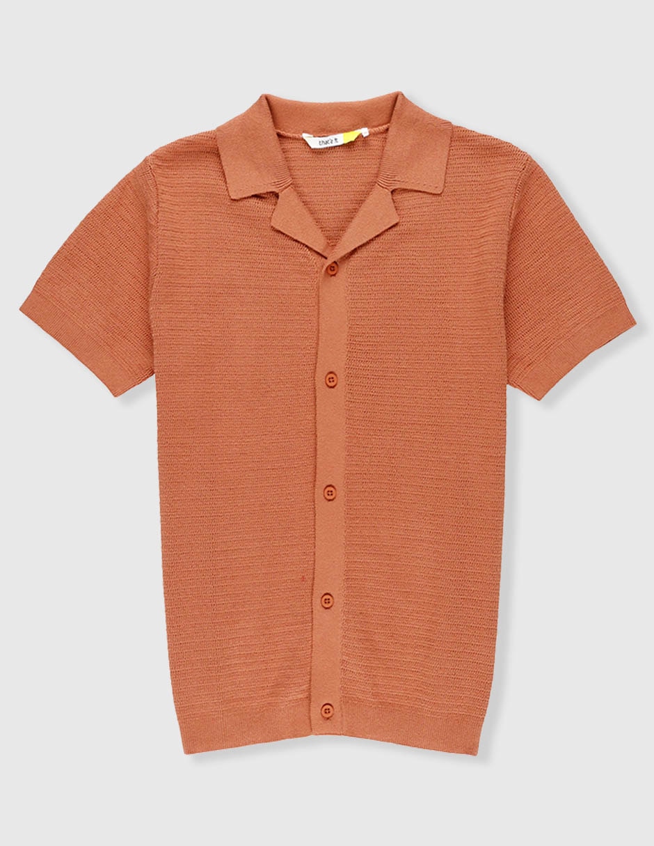 Playera tipo polo de algodón para niño Playera tipo polo de algodón para niño