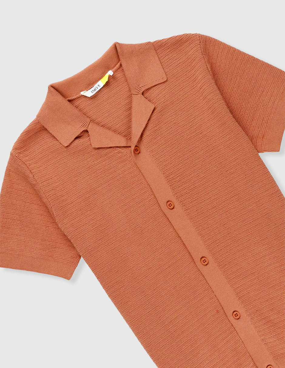 Playera tipo polo de algodón para niño 3