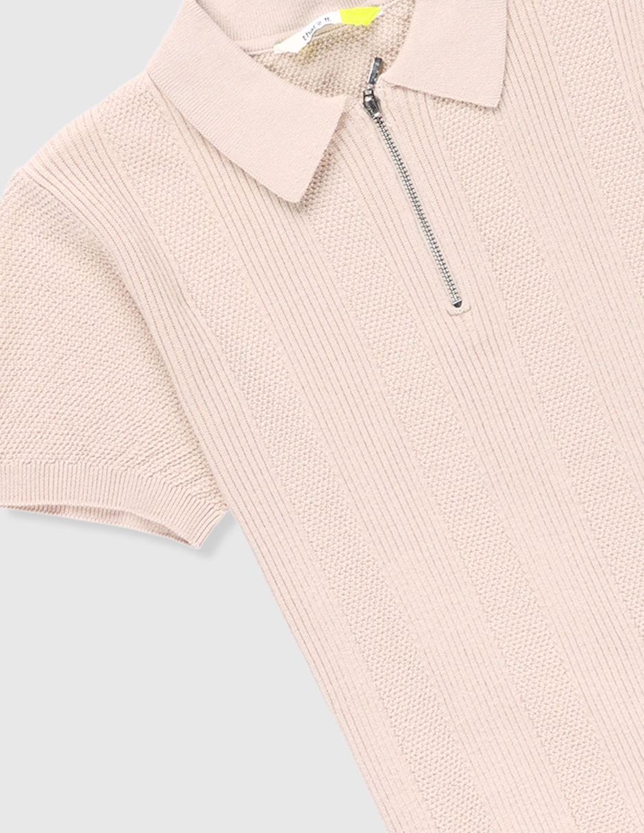 Playera tipo polo de algodón para niño 3