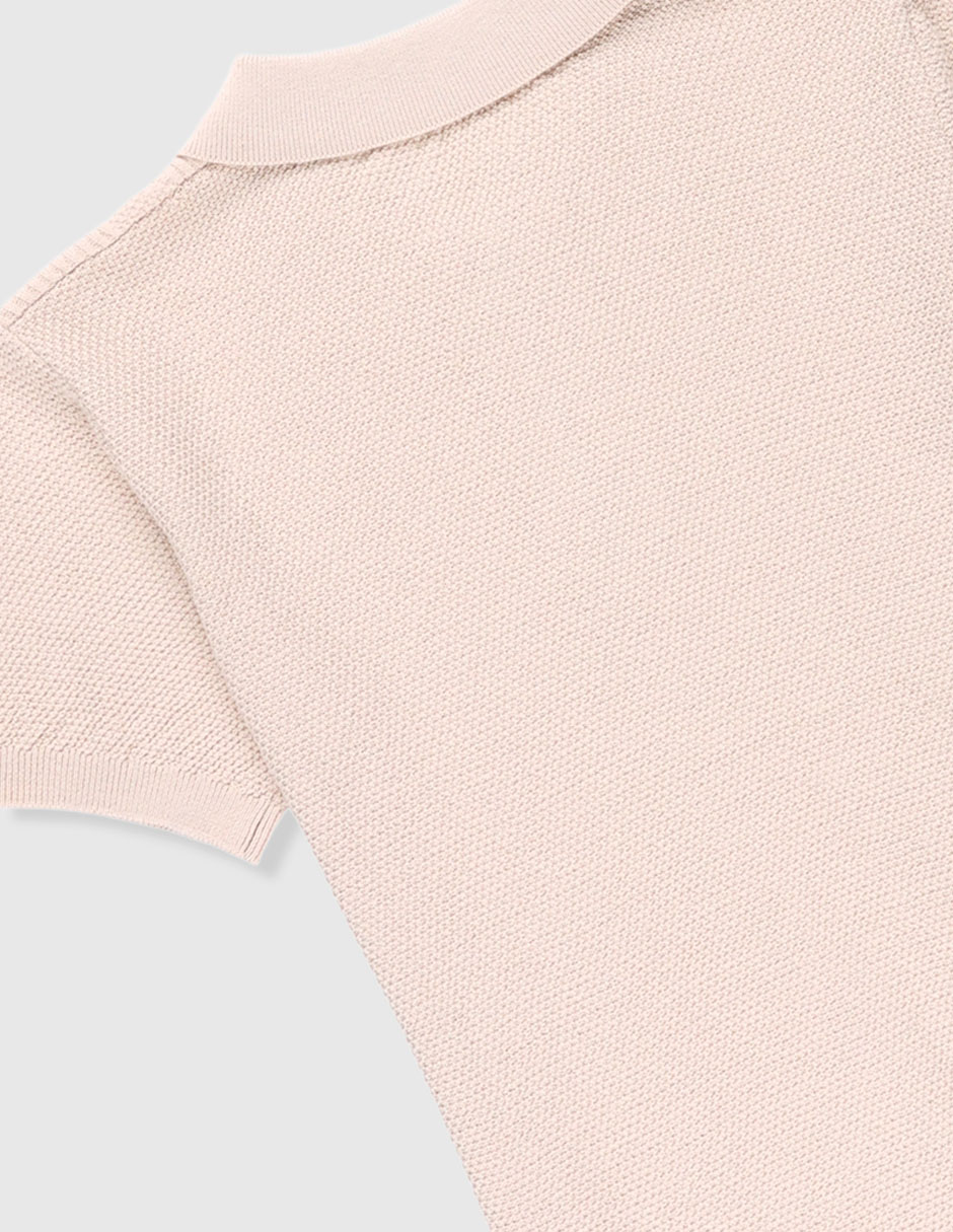 Playera tipo polo de algodón para niño 4