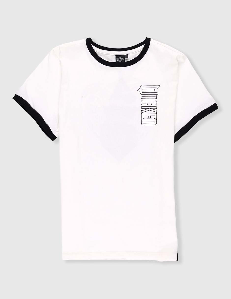 Playera Wicked manga corta para niño