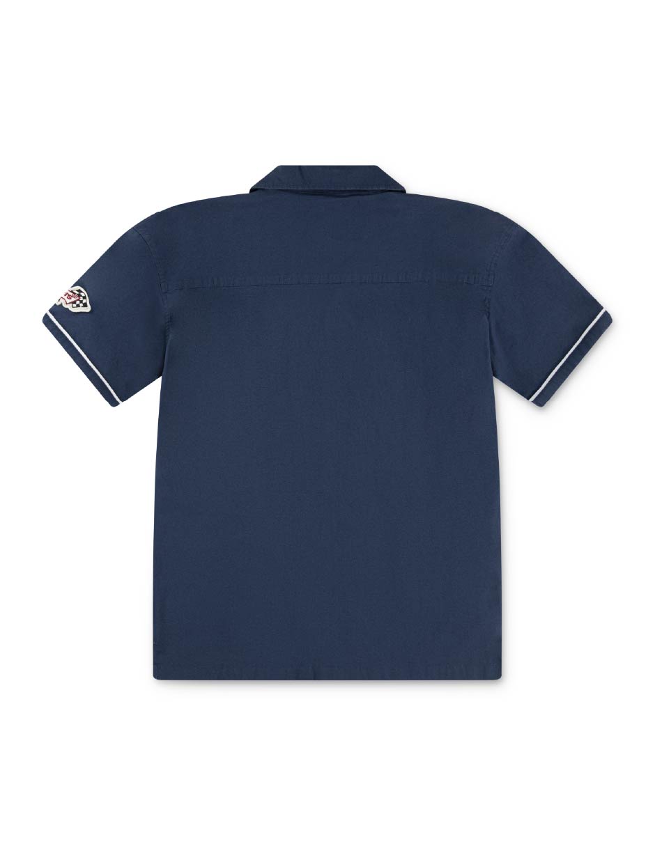 Camisa casual Octubre Moda Niños de algodón manga corta para niño 2