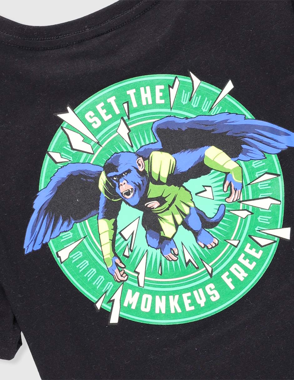 Playera Wicked manga corta para niño 4