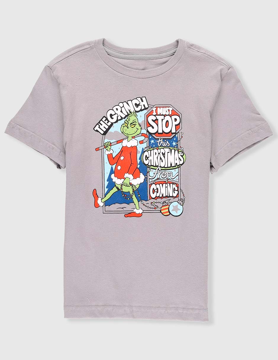 Playera Grinch manga corta para niño