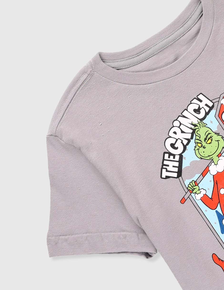 Playera Grinch manga corta para niño 3