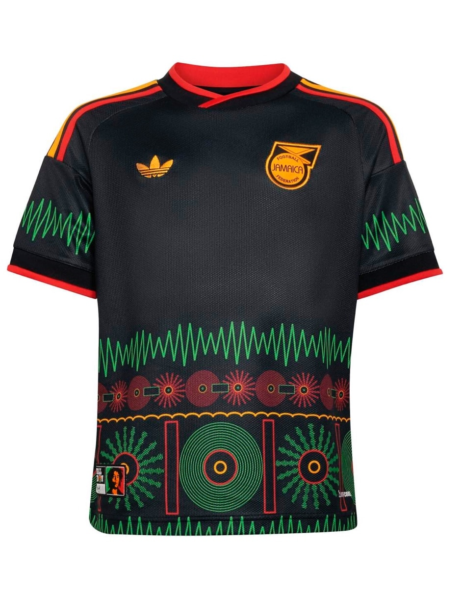 Playera Jamaica x Bob Marley 2026 manga corta para niño