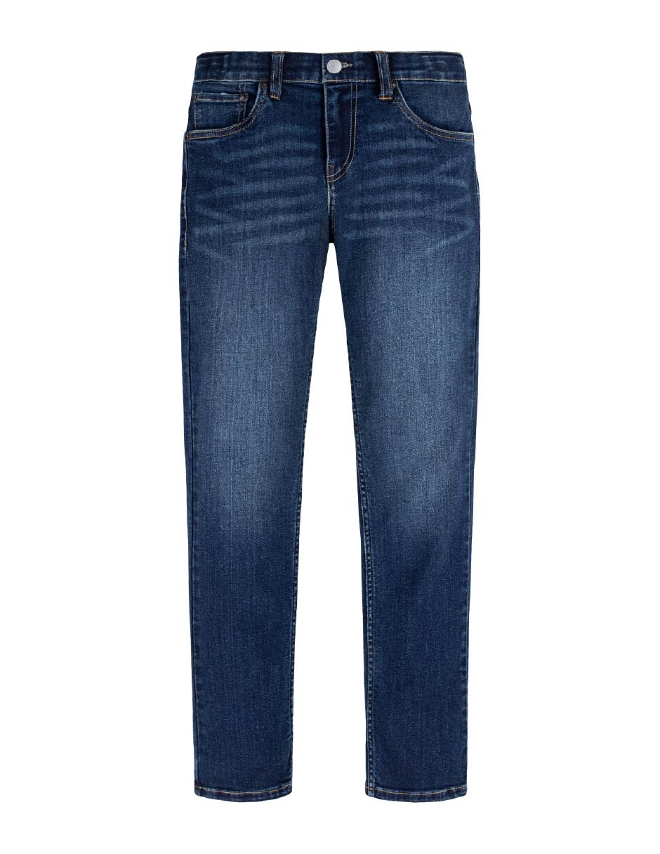 Jeans slim 81C751-M2J lavado obscuro para niño