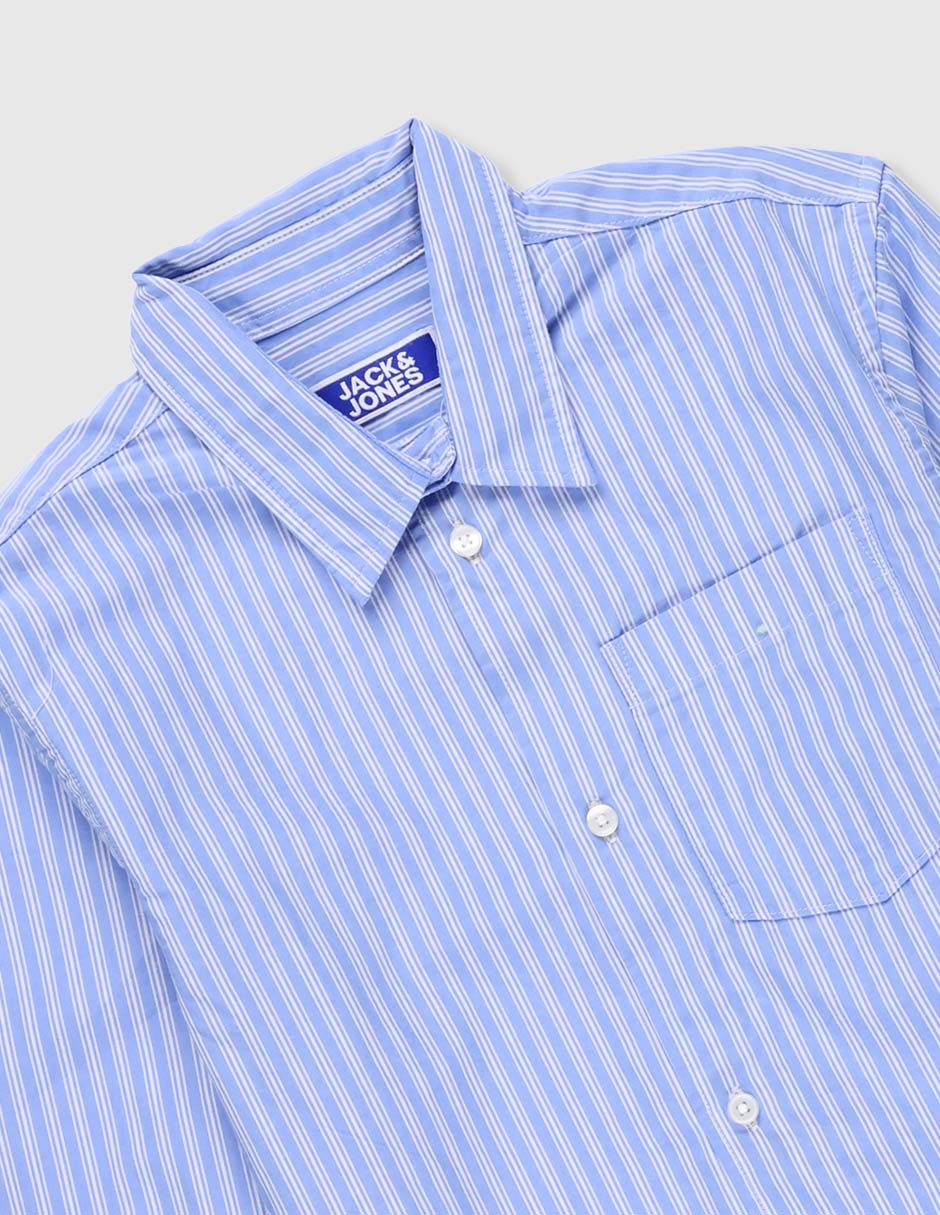 Camisa casual Jack & de algodón manga larga para niño 4