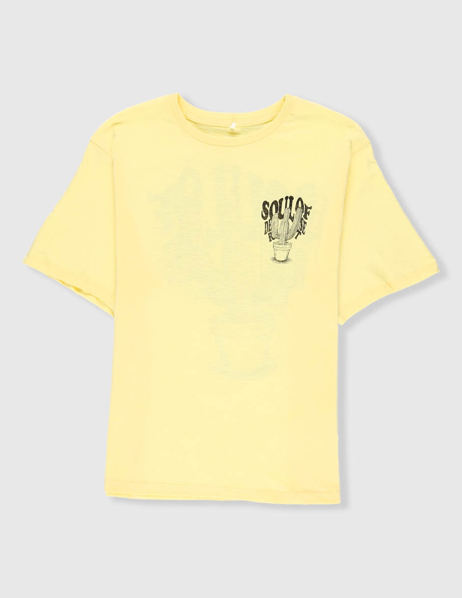 Playera manga corta para niño
