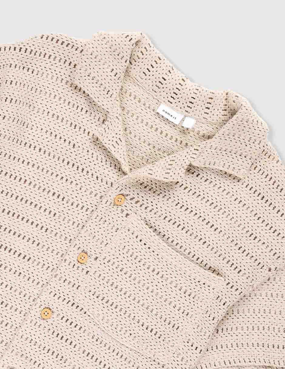 Camisa casual de algodón manga corta para niño 3