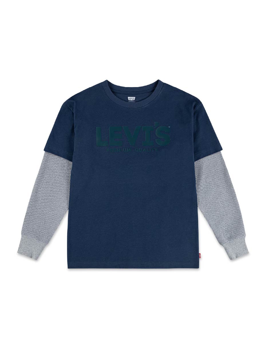 Playera manga larga para niño Playera manga larga para niño