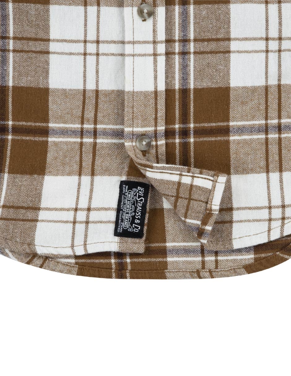 Camisa casual de algodón manga larga para niño 5