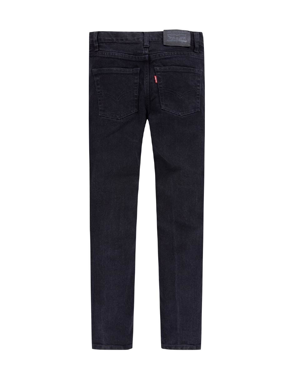 Jeans skinny 508 lavado obscuro para niño 2