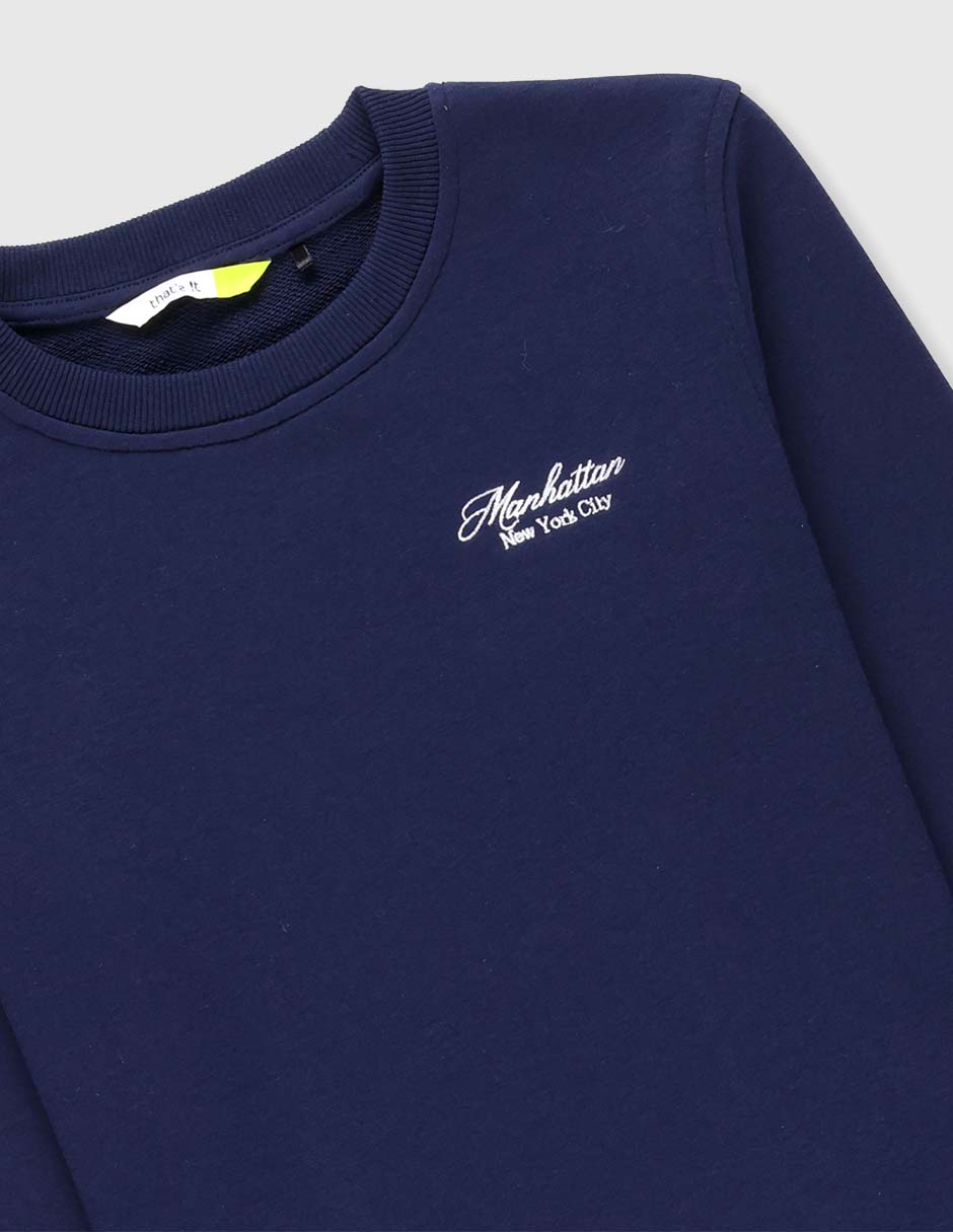 SUDADERA THAT'S IT TIB, 8, AZUL MARINO