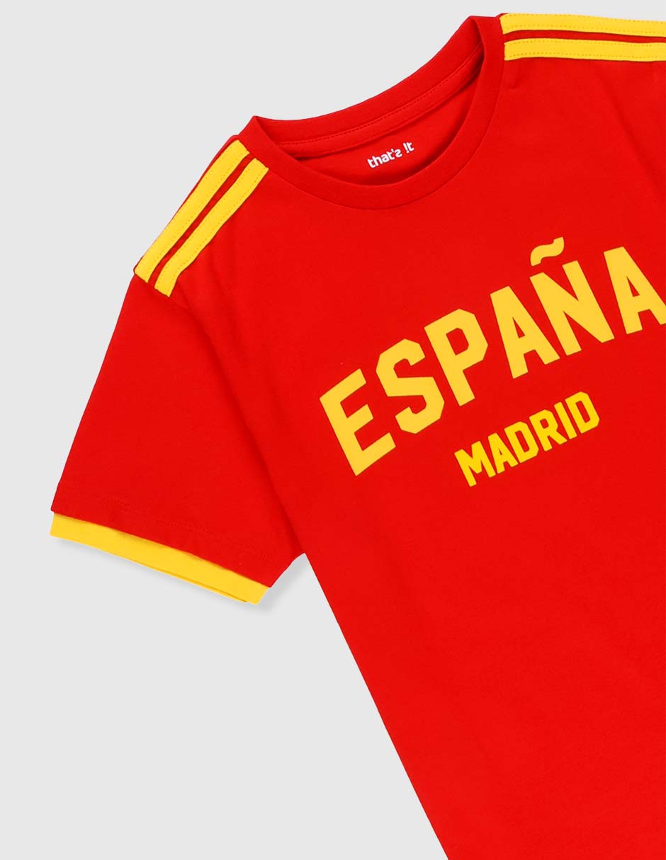Playera España manga corta para niño 3