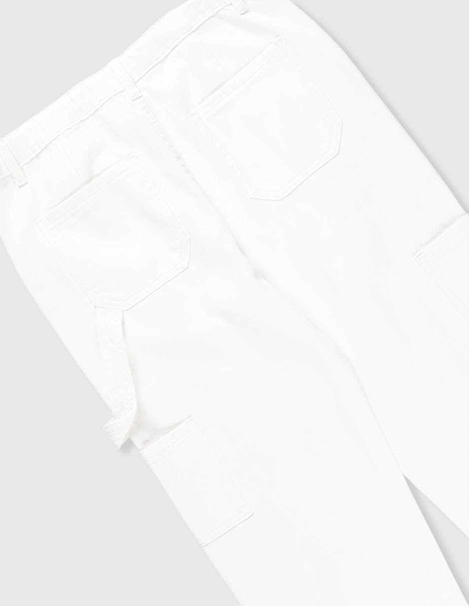 Jeans cargo amplio para niño 4