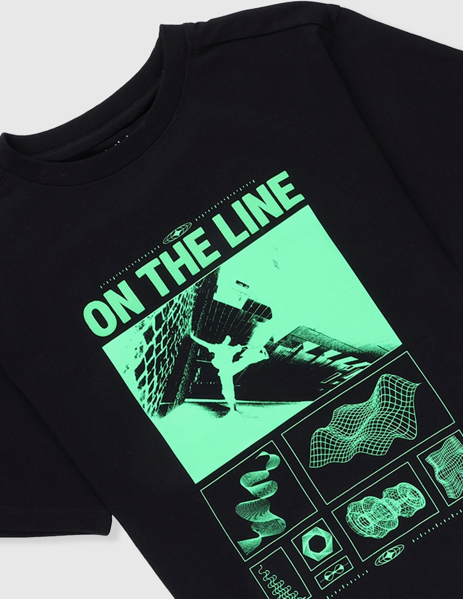 Playera manga corta para niño 4