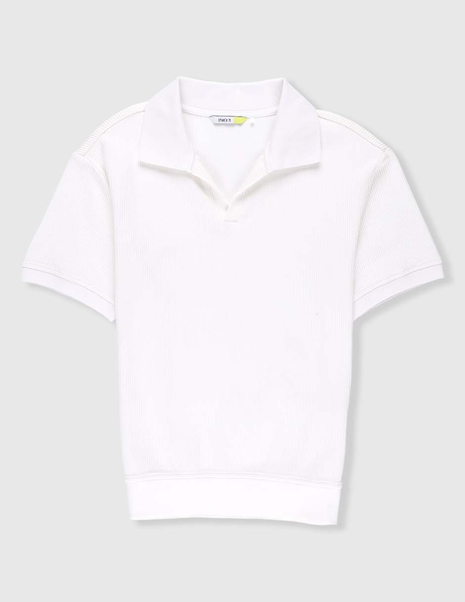 Playera tipo polo para niño Playera tipo polo para niño