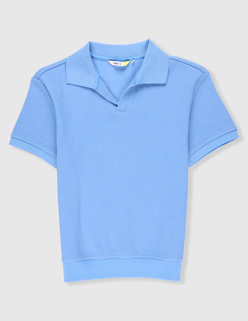 Playera tipo polo para niño