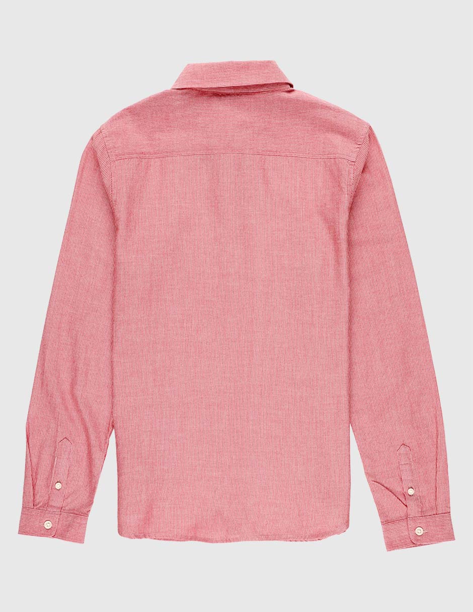Camisa casual de algodón manga larga niño 2