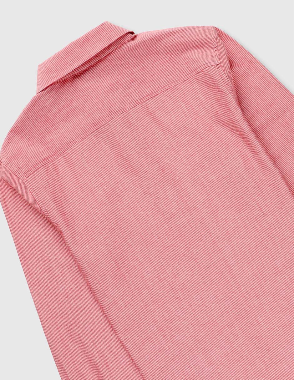 Camisa casual de algodón manga larga niño 4
