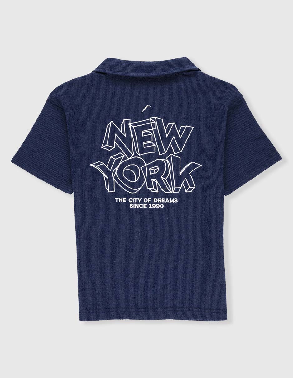 Camisa casual manga corta para niño 2