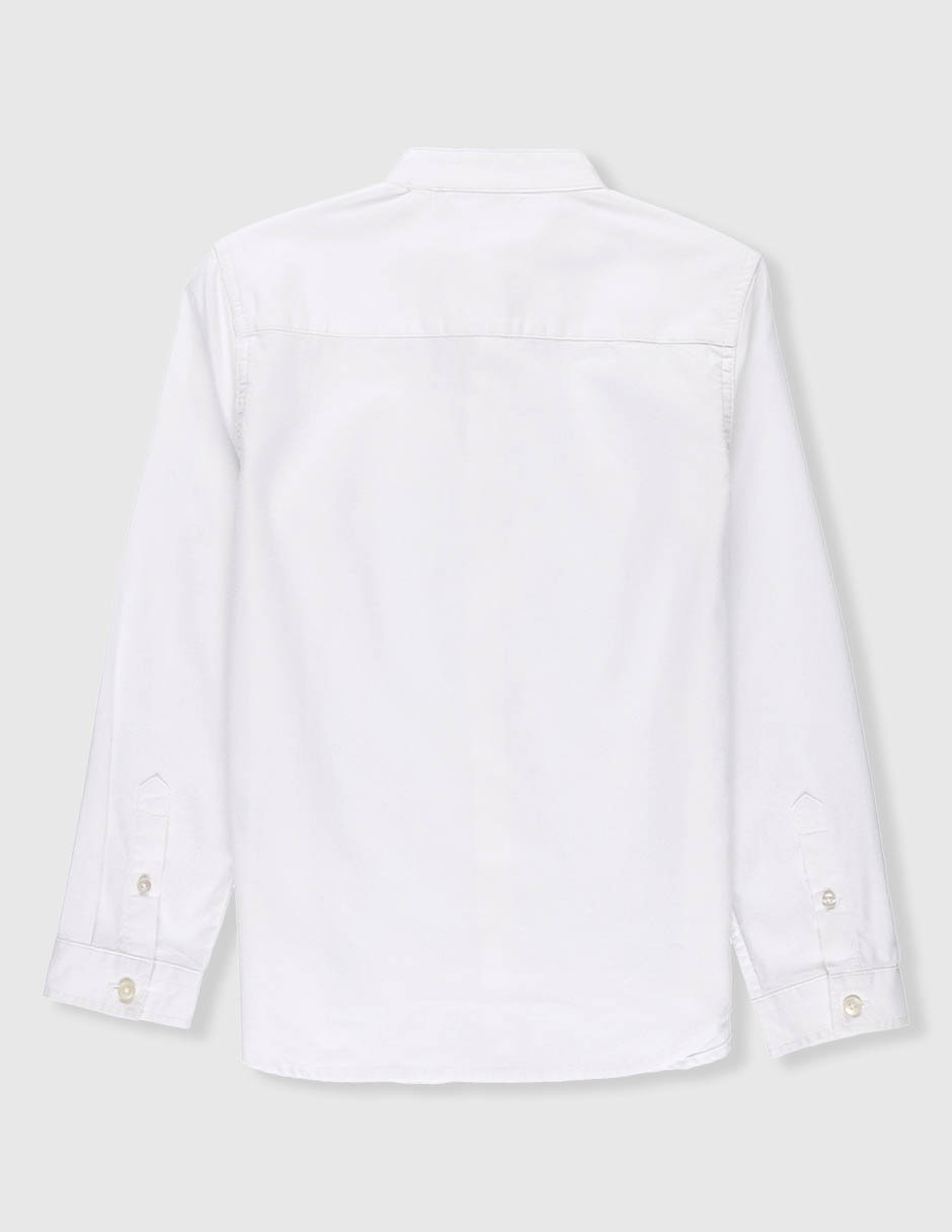 Camisa de vestir de algodón manga larga para niño 2