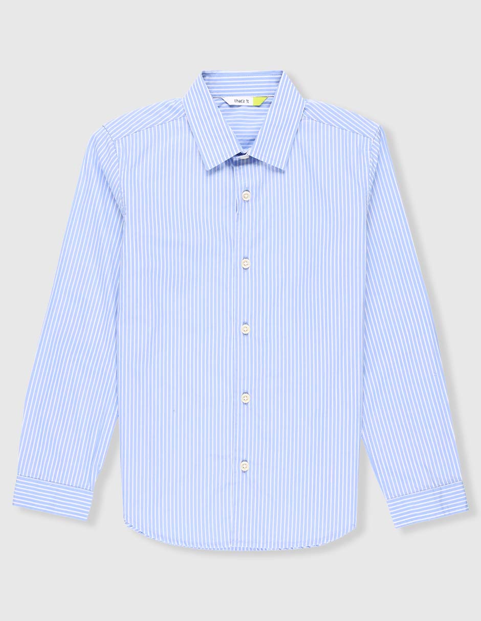 Camisa casual de algodón manga larga para niño Camisa casual de algodón manga larga para niño