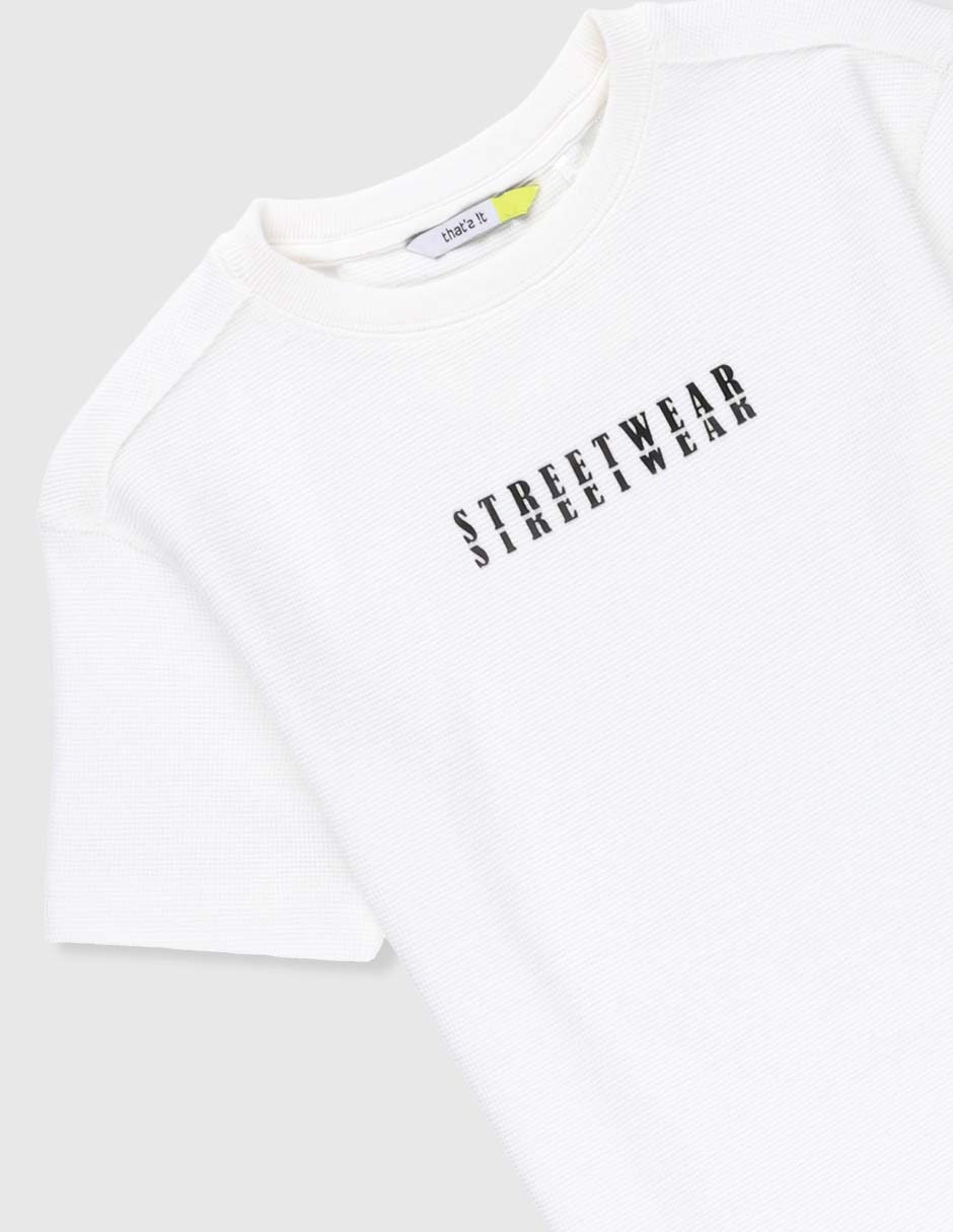 PLAYERA THAT'S IT TIBT2606, 12, BLANCO