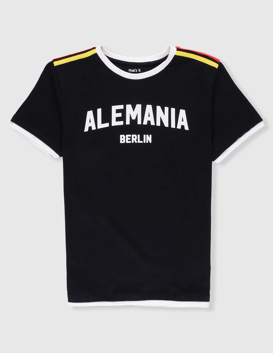 Playera Alemania manga corta para niño