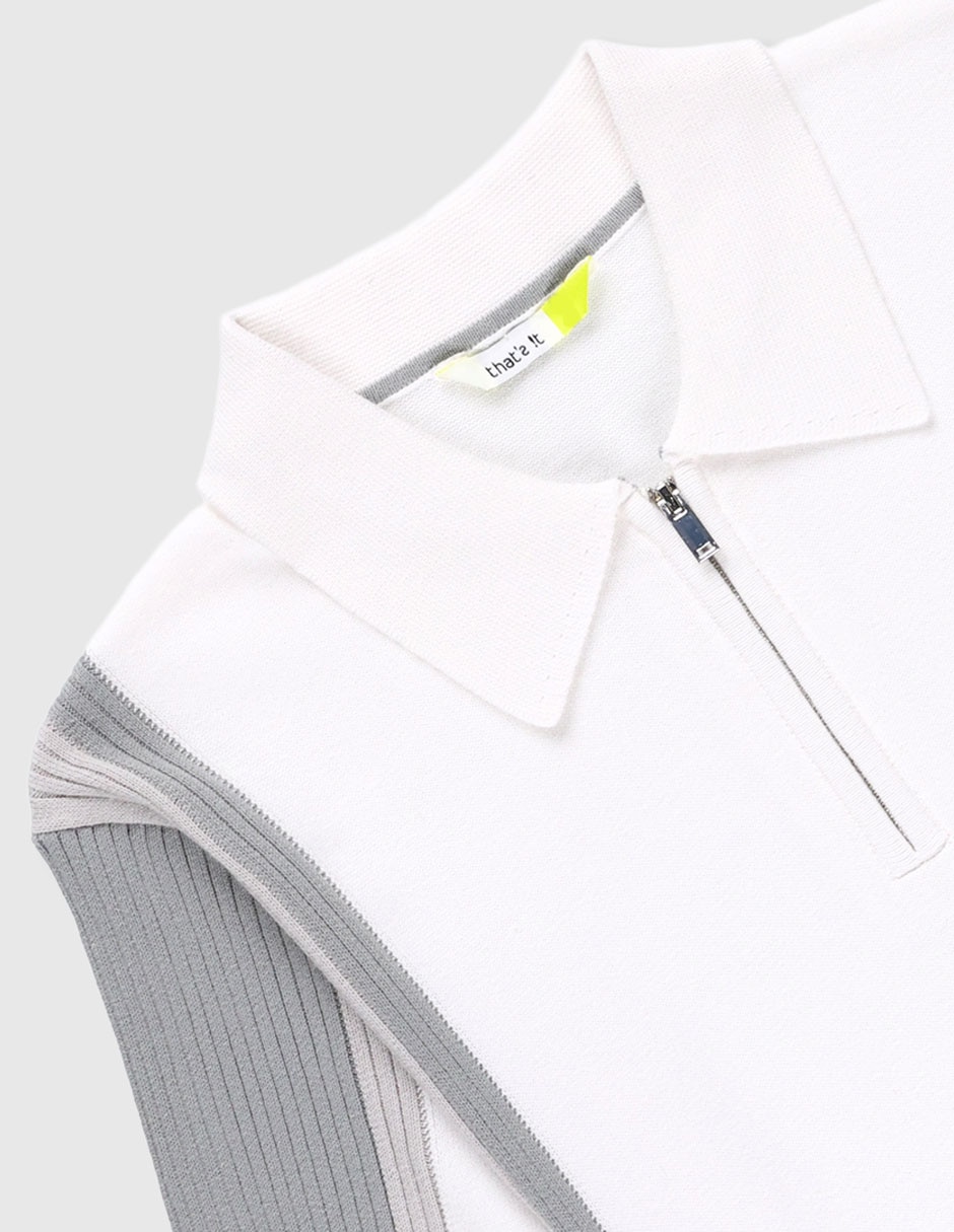 Playera tipo polo de algodón para niño 3