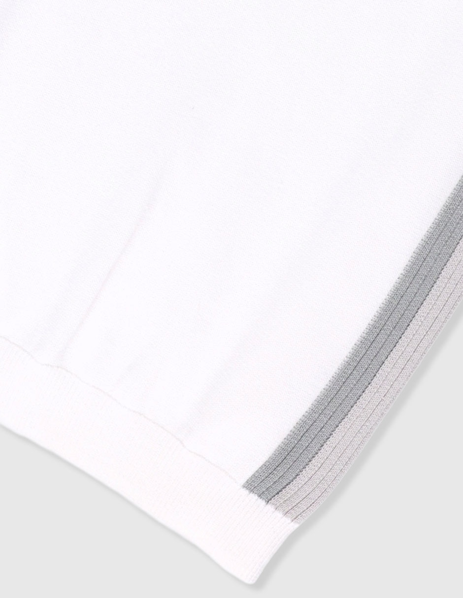 Playera tipo polo de algodón para niño 4