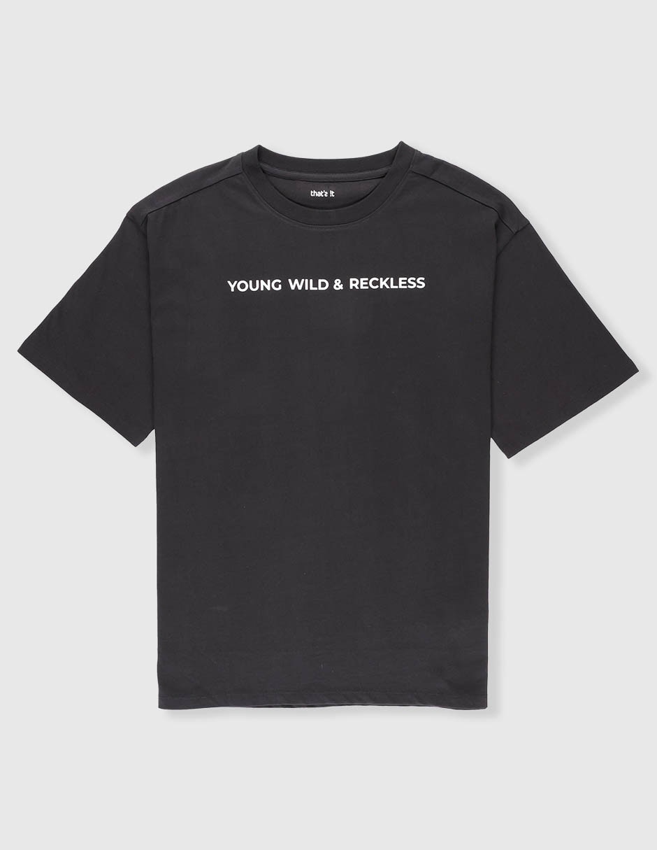 Playera manga corta para niño