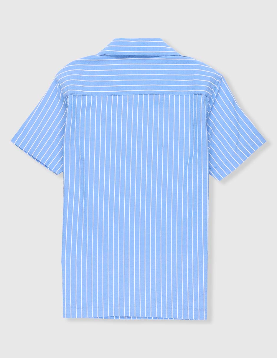 Camisa casual de algodón manga corta para niño 2