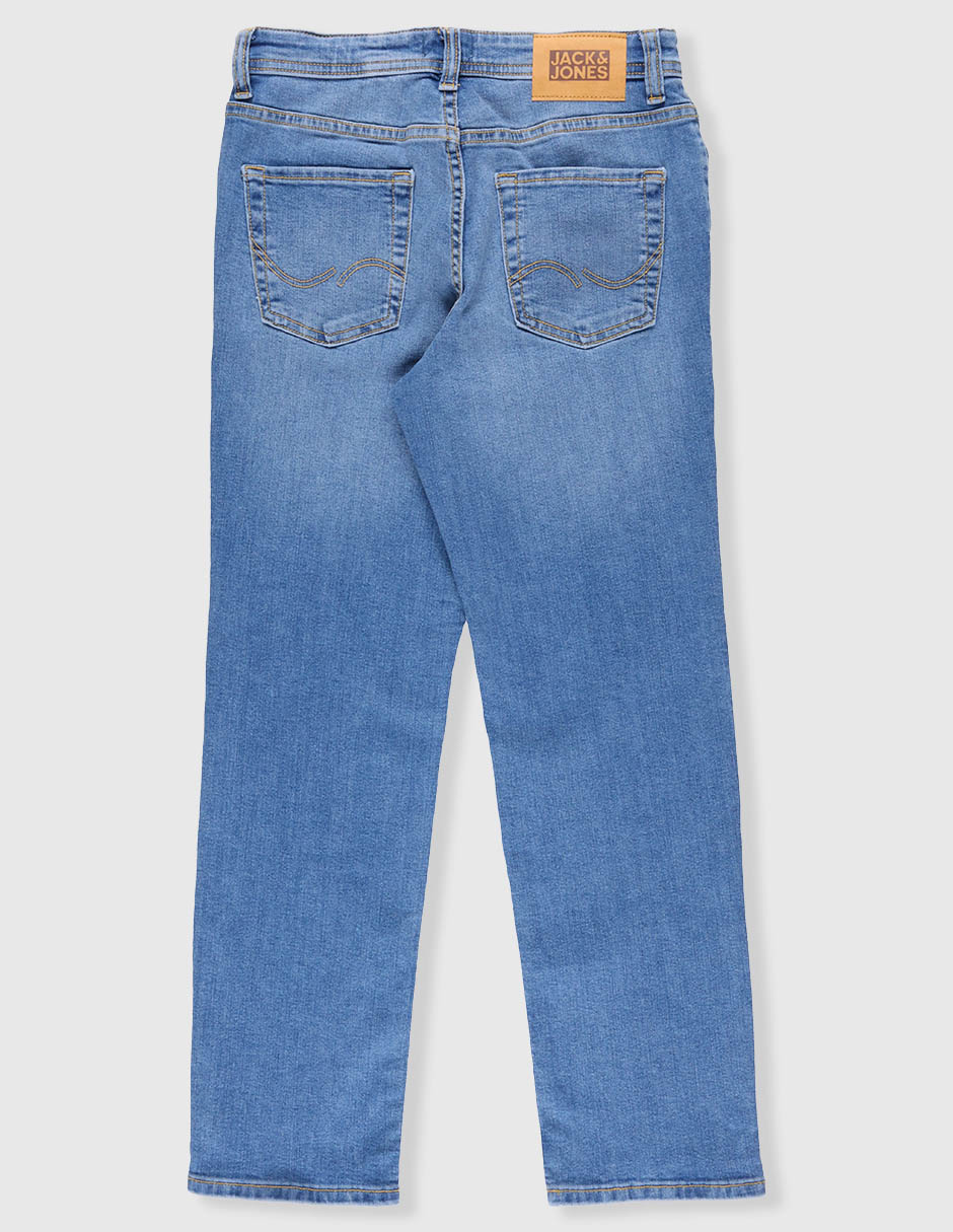Jeans slim lavado medio para niño 2