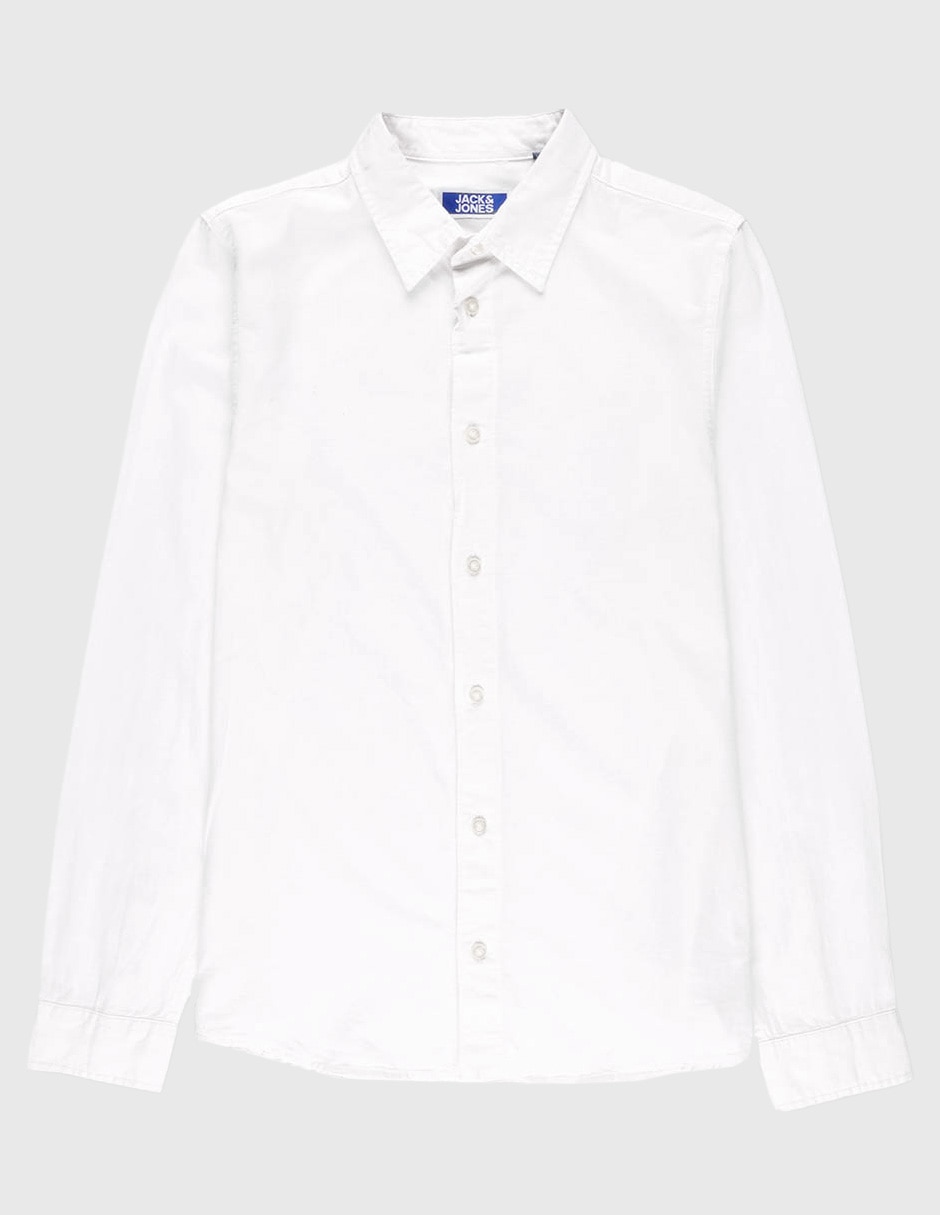 Camisa casual de algodón manga larga para niño Camisa casual de algodón manga larga para niño
