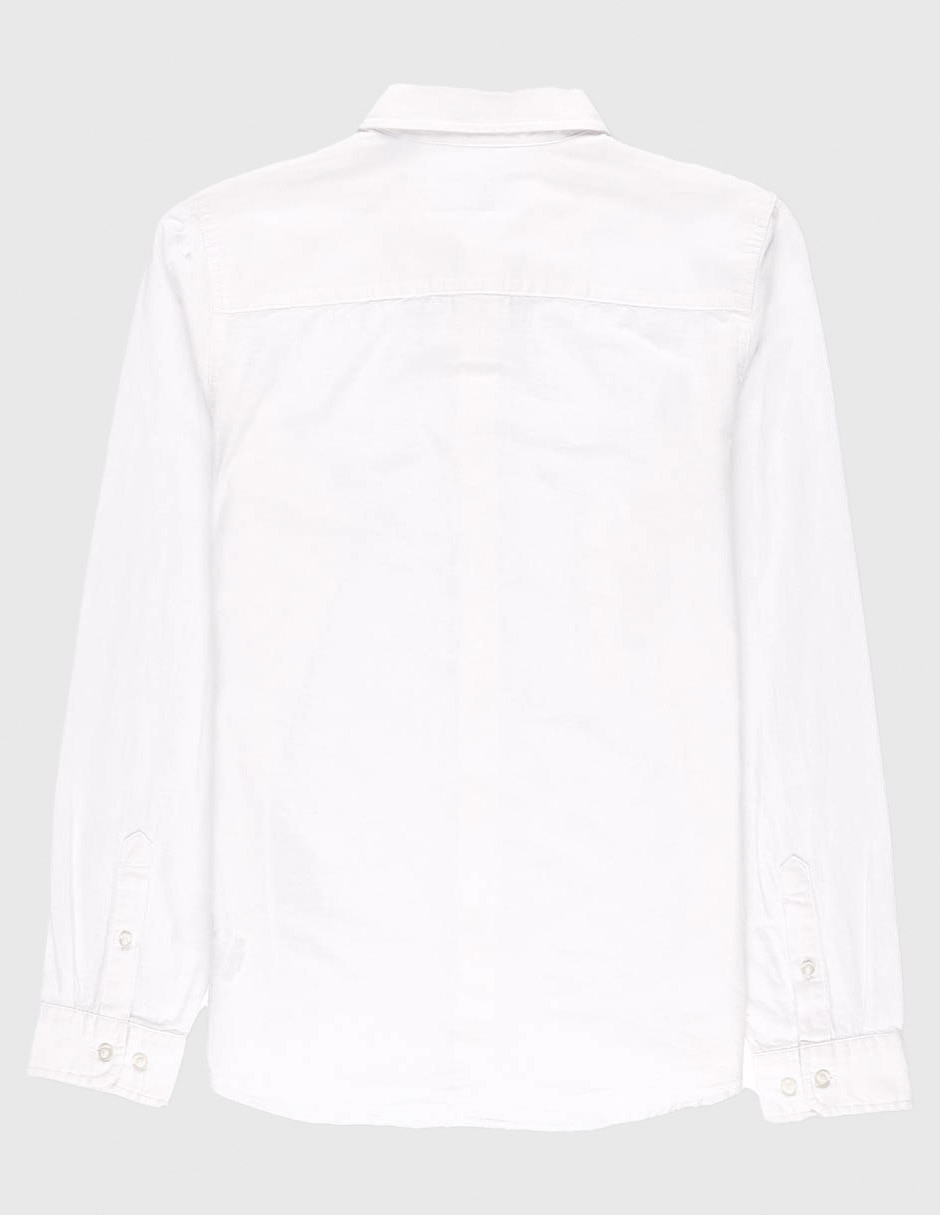 Camisa casual de algodón manga larga para niño 2