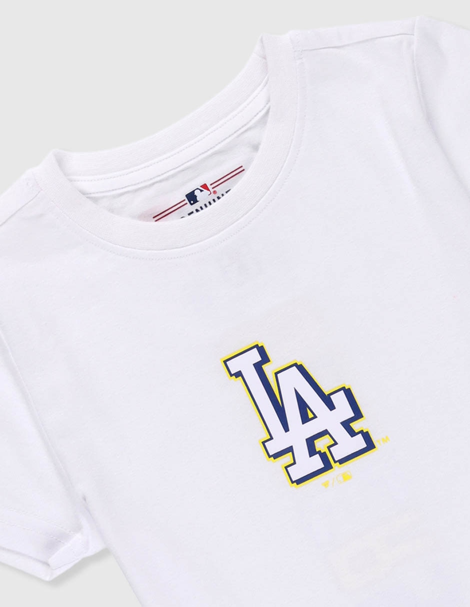 Playera Los Angeles Dodgers manga corta para niño 4