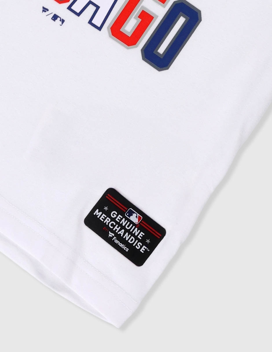 Playera Chicago Cubs manga corta para niño 3